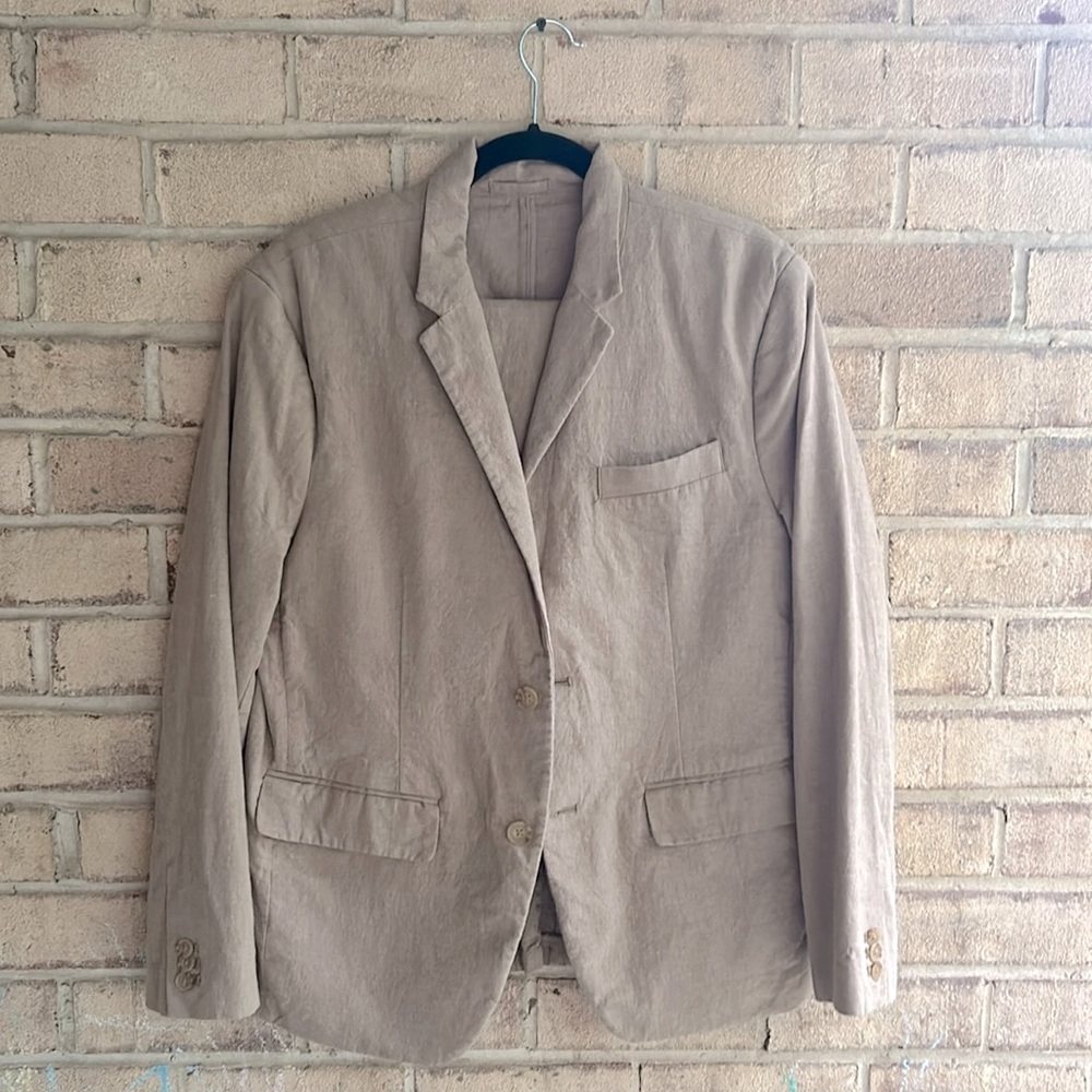 Old Navy linen blend suit jacket